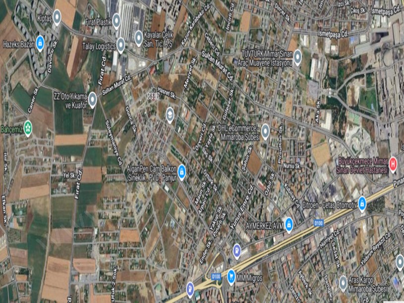 İstanbul Büyükçekmece Mimarsinan Mah  ,  512 m2 Arsa Müstakil Merkezde 