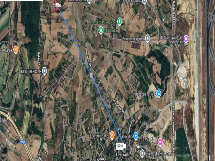 Arnavutköy Tayakadın Satılık Arsa ,175 M2 Çaplı Çevrili Merkezde