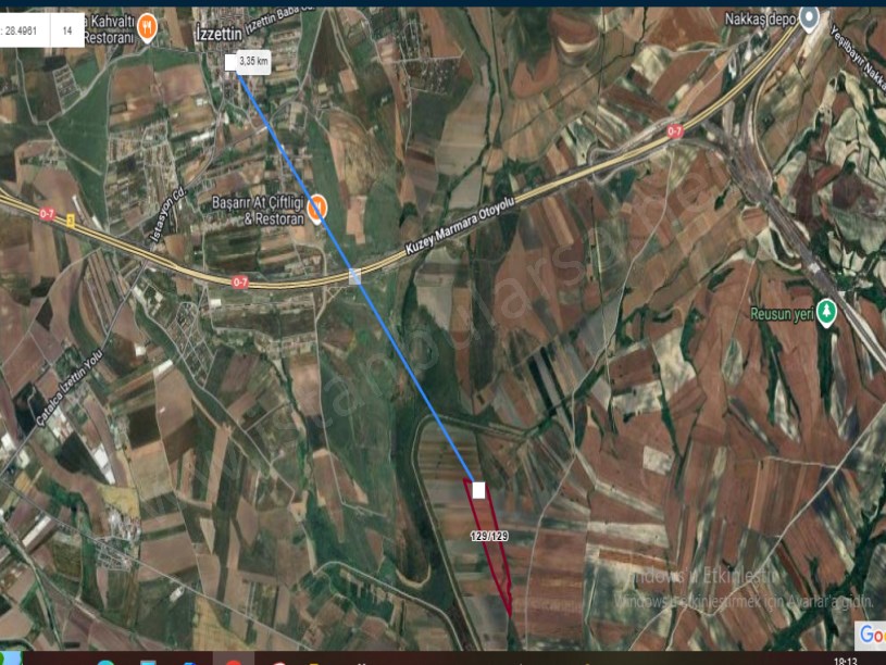 Çatalca İzzettinde Satılık Arsa , 670 m2 Hisseli 