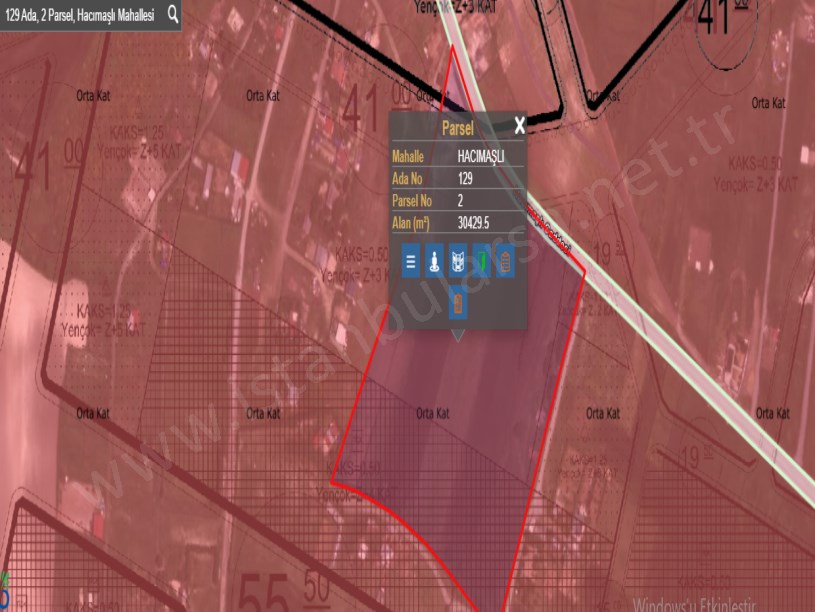 Arnavutköy Hacımaşlı  Satılık Arsa , 200 m2 Asfalt Caddeye Cephe Hisseli 