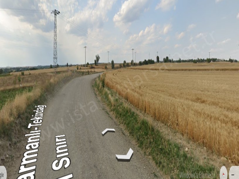 Edirne Uzunköprü Harmanlı Köyünde Satılık Tarla , 1,124 m2 Müstakil Asfalt Cd Cephe 