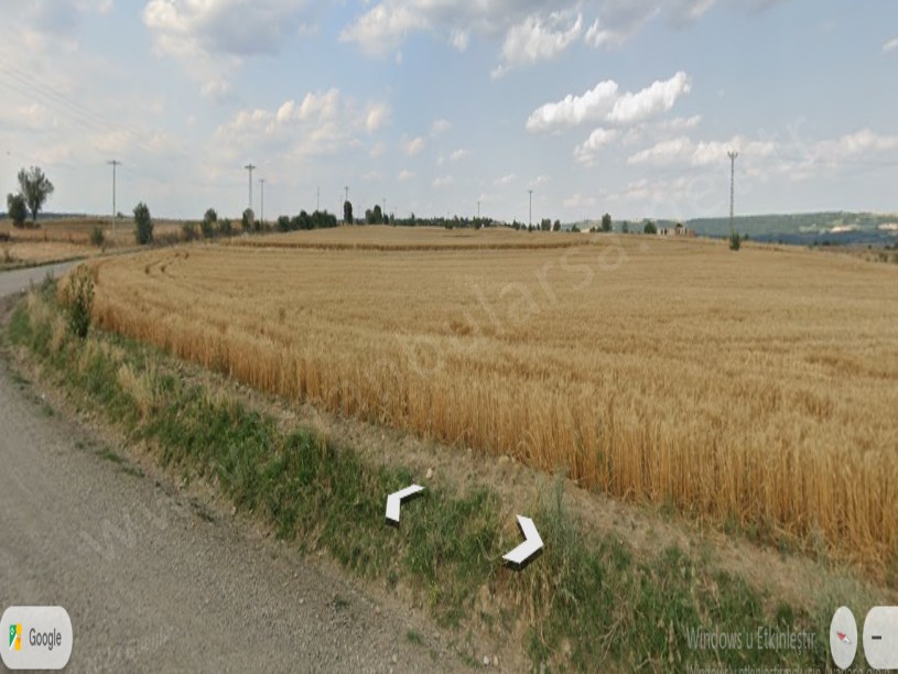 Edirne Uzunköprü Harmanlı Köyünde Satılık Tarla , 1,124 m2 Müstakil Asfalt Cd Cephe 