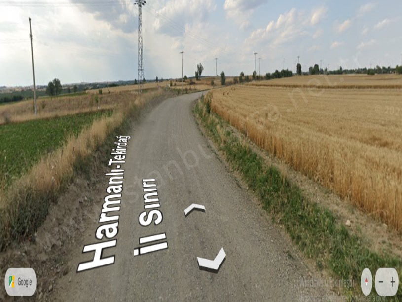 Edirne Uzunköprü Harmanlı Köyünde Satılık Tarla , 1,124 m2 Müstakil Asfalt Cd Cephe 