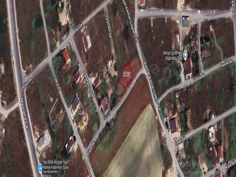 Arnavutköy Hadımköyde Satılık Arsa , 518 M2 3 Kat İmarlı Müstakil