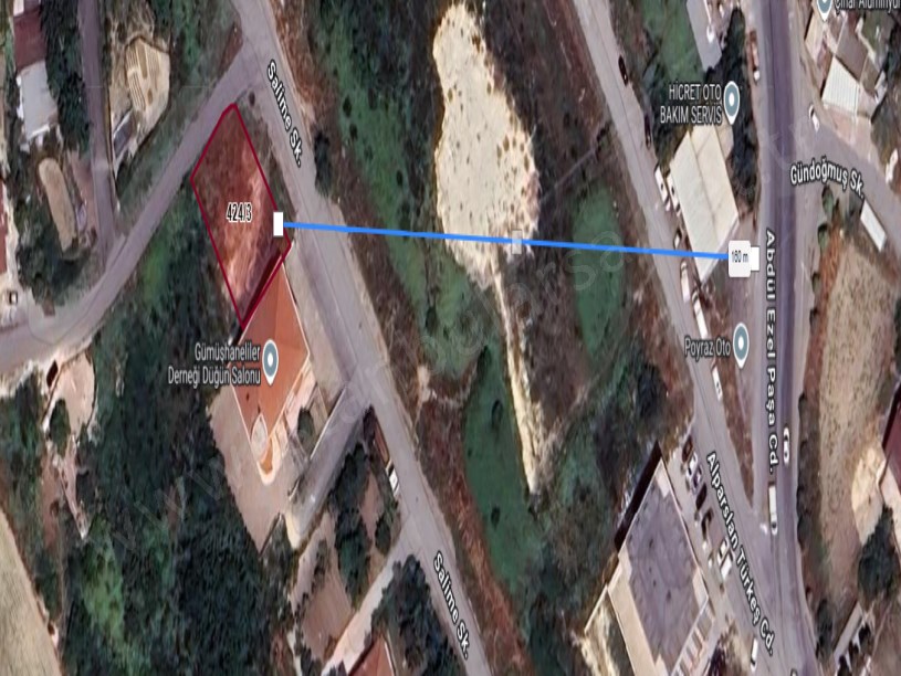 Arnavutköy Hadımköyde Satılık Arsa , 506 M2 4 Kat İmarlı Köşebaşı Müstakil