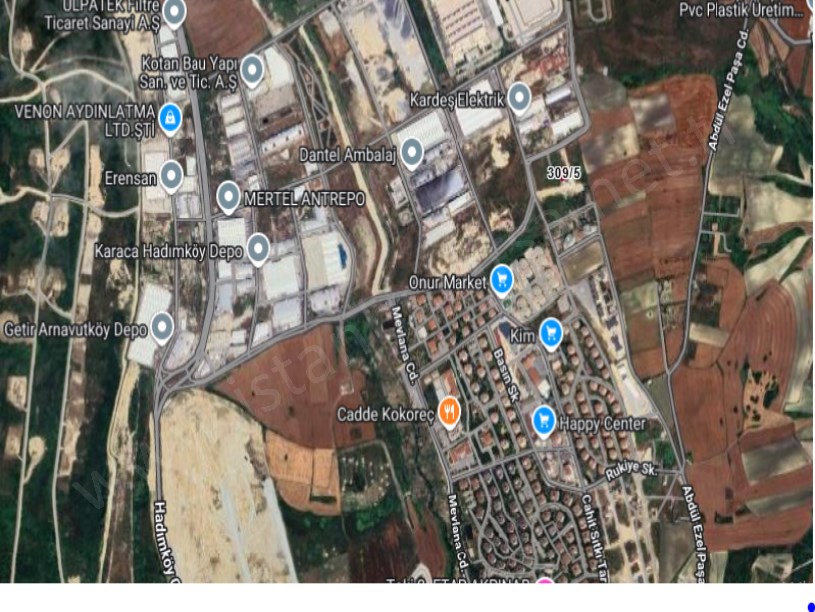 Arnavutköy Hadımköyde Satılık Arsa , 500 M2 2 Kat İmarlı Müstakil Merkezde 