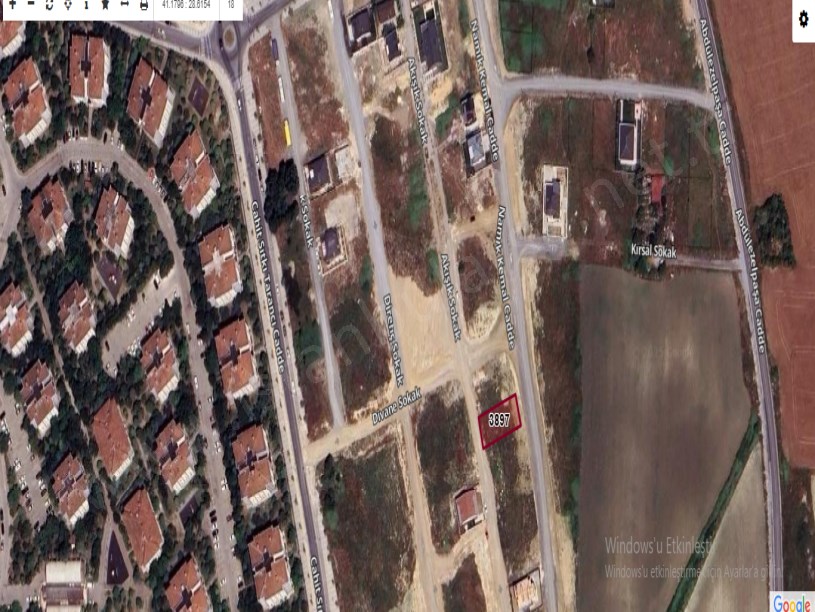 Arnavutköy Hadımköyde Satılık Arsa , 384 M2 Cadde Cephe Müstakil İmarlı 