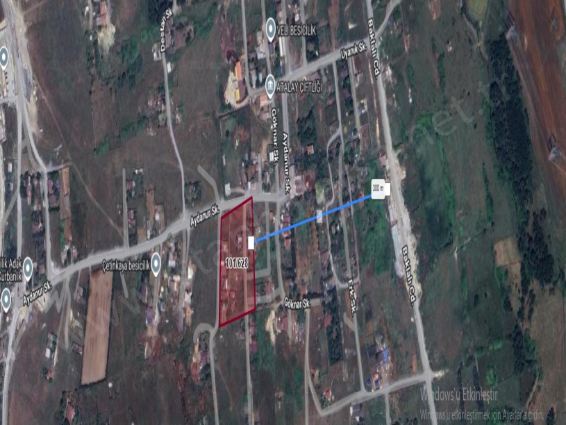Arnavutköy Tayakadın Satılık Arsa ,160 M2 Merkezde Yolu Var Evlerin Yakını Hisseli 