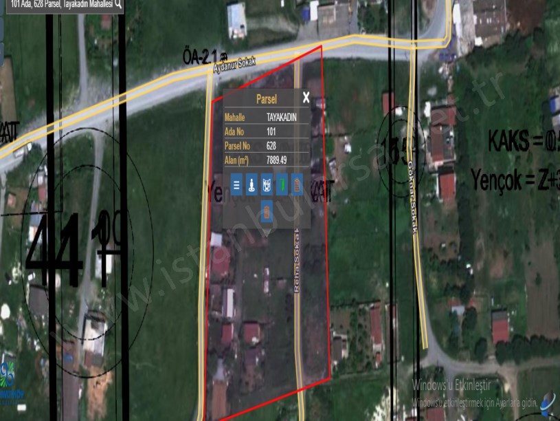 Arnavutköy Tayakadın Satılık Arsa ,160 M2 Merkezde Yolu Var Evlerin Yakını Hisseli 