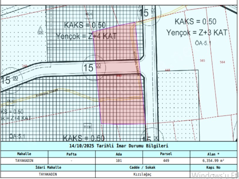 Arnavutköy Tayakadın Satılık Arsa , 180 m2  Arsası İçinde 110 m2 Beton Ev Var Yapı Kayıt Belgeli 