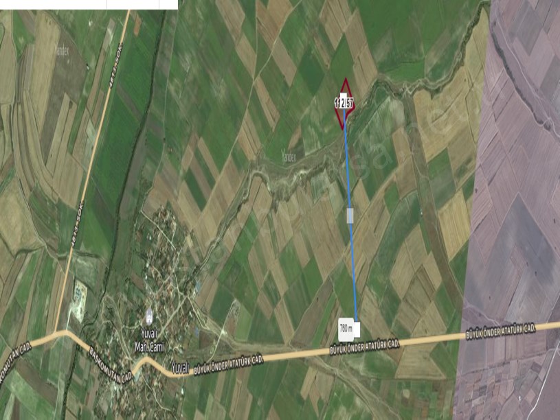 Tekirdağ Saray Yuvalıda Satılık Arsa , 284 m2 Hisseli Yolu Var 