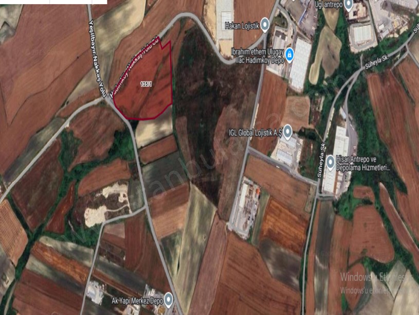 Çatalca Nakkaşta  Satılık Arsa , 200 M2 Asfalt Caddeye Cephe Hisseli Yolu Var