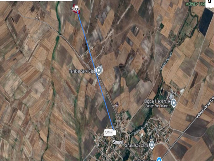 Tekirdağ Saray Beyazköyde Satılık Tarla , 6, 214 m2 Müstakil Yolu Var Evlerin Yakını