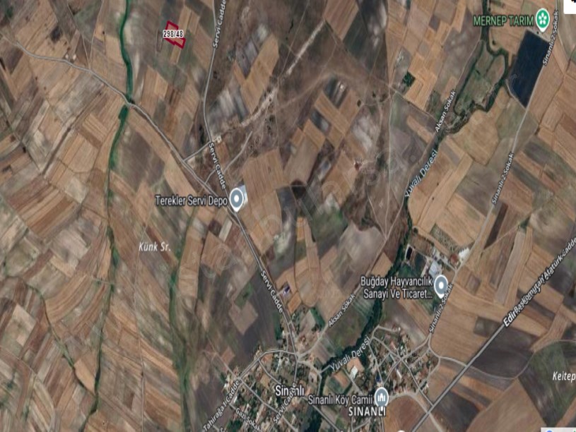 Tekirdağ Saray Beyazköyde Satılık Tarla , 6, 214 m2 Müstakil Yolu Var Evlerin Yakını