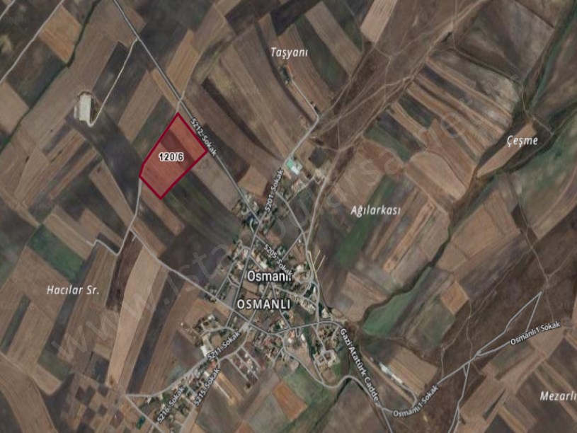 Tekirdağ Saray Osmanlı Köyünde  Satılık Arsa , 985 M2 Hisseli Yolu Var Köye Yakın