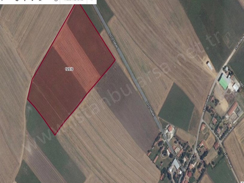 Tekirdağ Saray Osmanlı Köyünde  Satılık Arsa , 985 M2 Hisseli Yolu Var Köye Yakın