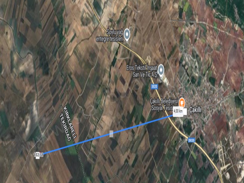 Tekirdağ Saray Karapürçek Mh Satılık Arsa ,  294 m2 Hisseli