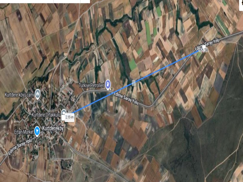 Tekirdağ Saray Kurtderede Satılık Tarla , 270 m2 Müstakil 