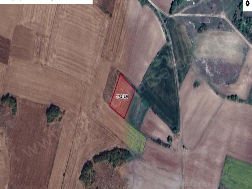 Kırklareli Vize Evrenlide Satılık Arsa , 188 m2 Hisseli