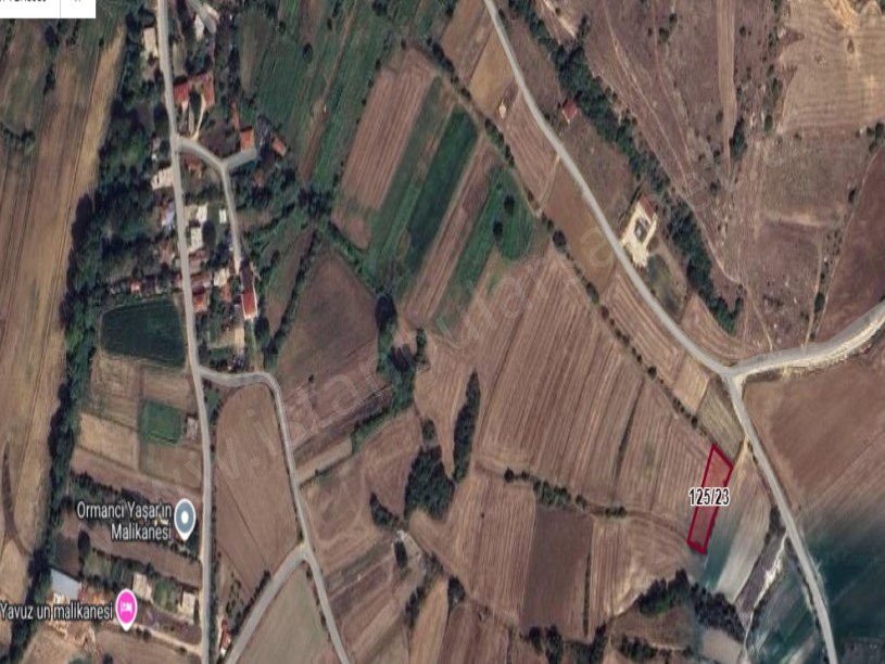 Kırklareli Vize Evrenlide Satılık Arsa , 479 m2 Hisseli Yola Yakın 