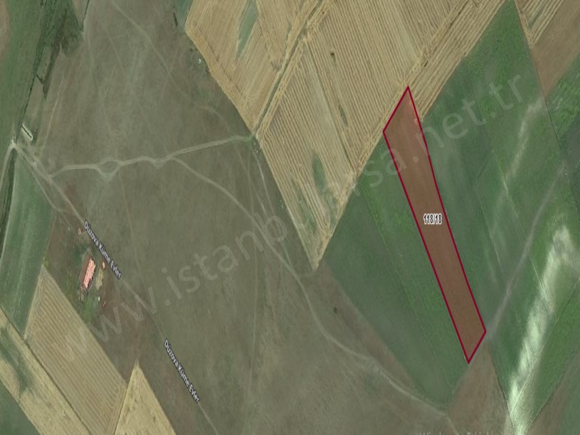 Kırklareli Vize Düzova Köyü Satılık Arsa , 778 m2 Yolu Var Evlerin Yakını