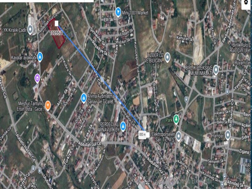 Arnavutköy İmrahorda Satılık Arsa , 654 M2 Yolu Var Evlerin Yakını İmarlı 