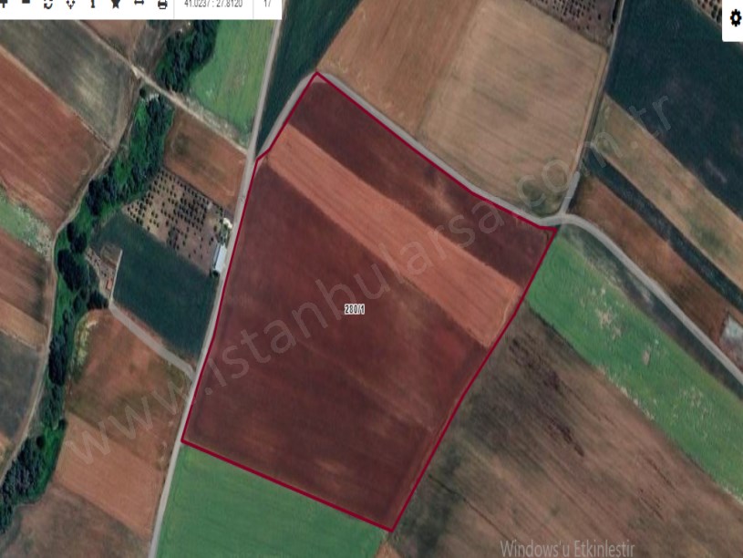 Tekirdağ Marmaraereğli Çeşmeli Mah Satılık Arsa , 234 M2 Hisseli Yolu Var Denize Yakın