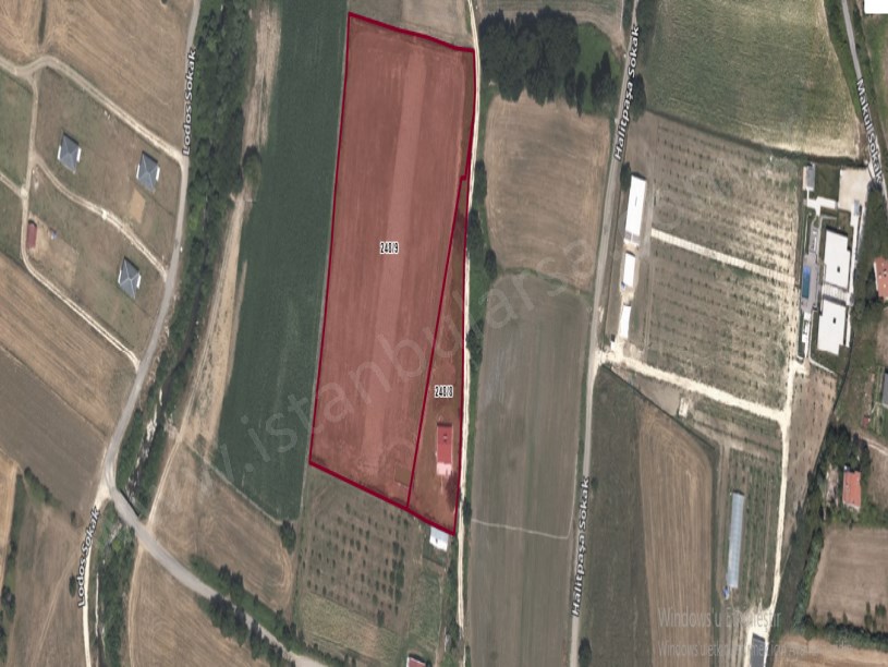 Çatalca Kabakça Mah, Satılık Tarla , 14 Dönüm Müstakil İçinde Ev Var 