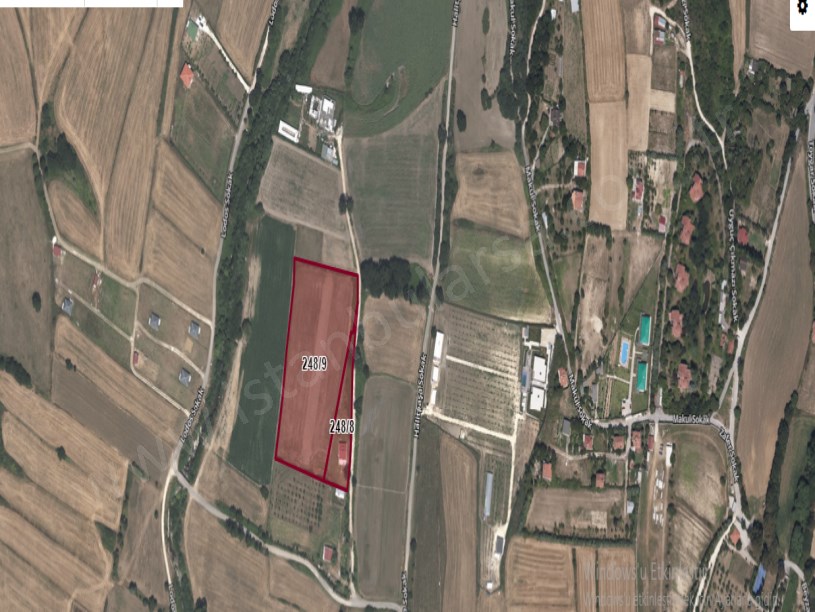 Çatalca Kabakça Mah, Satılık Tarla , 14 Dönüm Müstakil İçinde Ev Var 