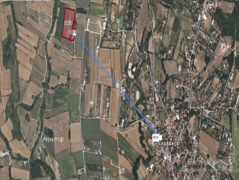 Çatalca Kabakça Mah, Satılık Tarla , 14 Dönüm Müstakil İçinde Ev Var 