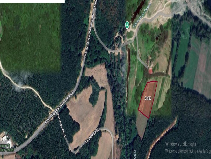 Çatalca Karacaköyde Satılık Arsa , 615 M2 Hisseli Yolu Var 