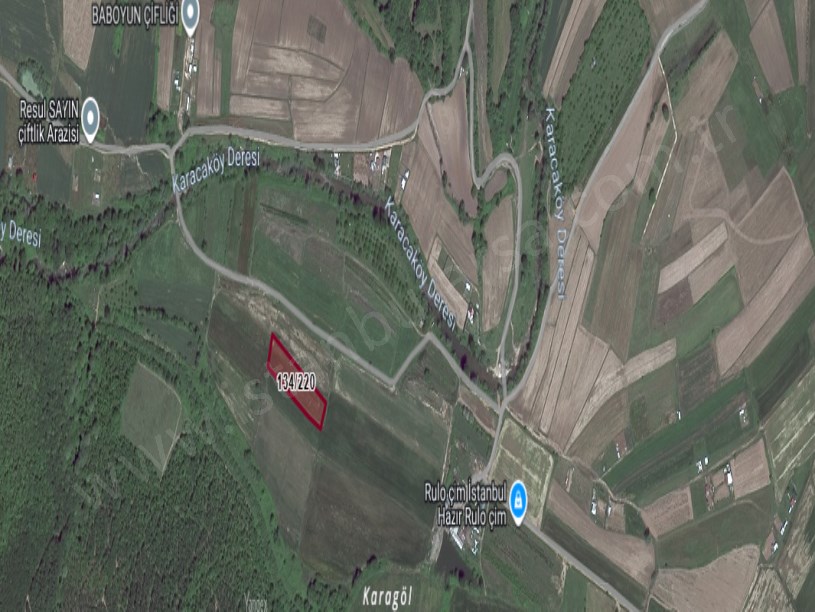 Çatalca Karacaköyde Satılık Arsa , 475 M2 Yolu Var Hisseli