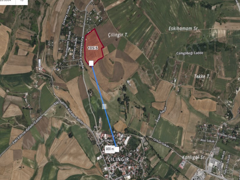 Arnavutköy Çilingirde Satılık Arsa , 790 M2  Yolu Var Evlerin Yakını 