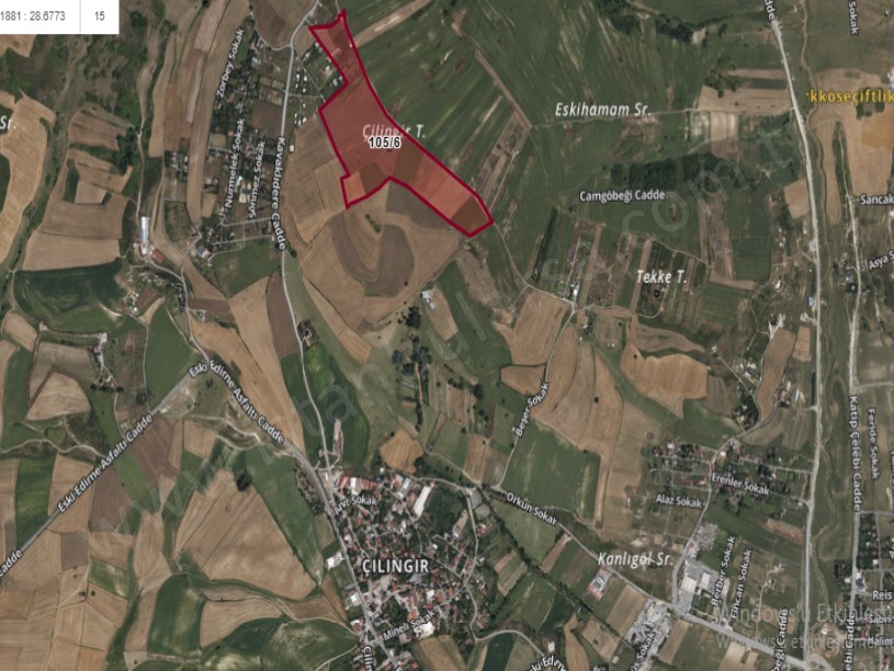 Arnavutköy Çilingirde Satılık Arsa , 852 M2 Yolu Var Hisseli 