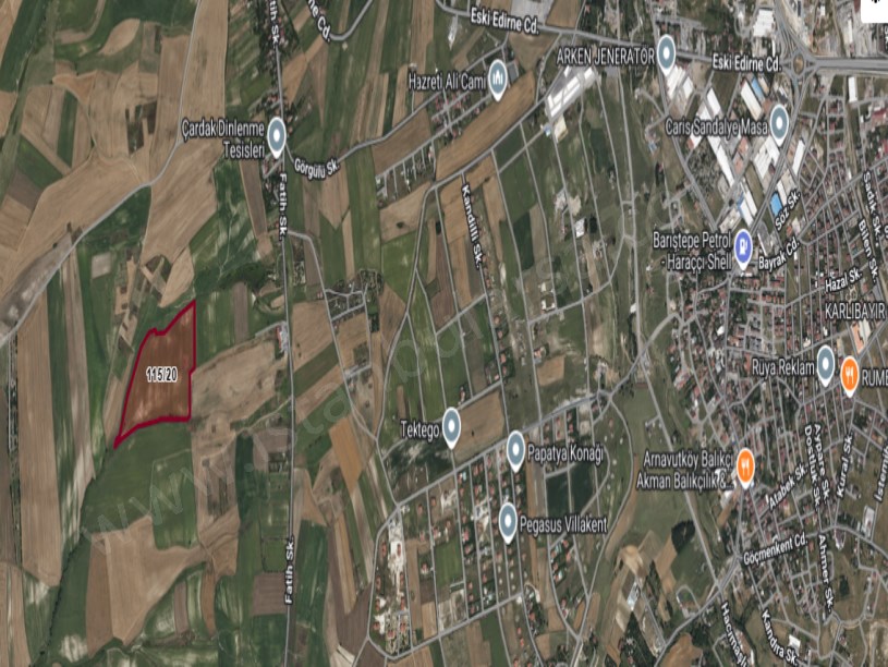 Arnavutköy Çilingirde Satılık Arsa , 430 M2 Hisseli İmarlı 