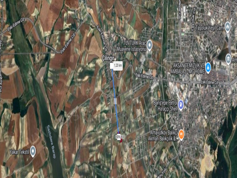 Arnavutköy Çilingirde Satılık Arsa , 313 M2 Yolu Var Evlerin Yakını