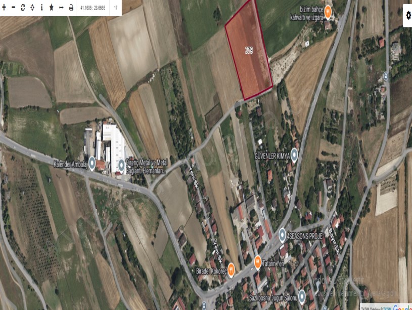 Arnavutköy Sazlıbosna Satılık Arsa , 350 m2 Yolu Var Merkezde 