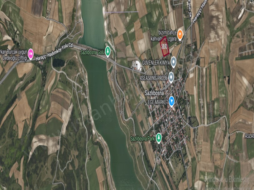 Arnavutköy Sazlıbosna Satılık Arsa , 350 m2 Yolu Var Merkezde 