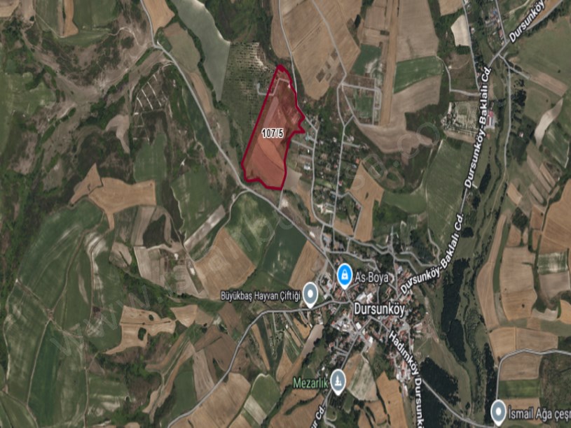 Arnavutköy Dursunköyde Satılık Arsa  , 483 M2 Hisseli Caddeye Yakın 