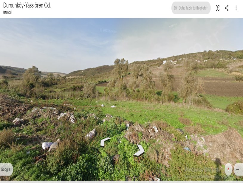 Arnavutköy Dursunköyde Satılık Arsa  , 483 M2 Hisseli Caddeye Yakın 