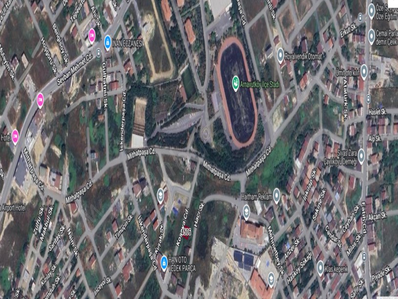 Arnavutköy Yavuzselim Mah Satılık Arsa , 227 m2 Cadde Cephe Müstakil  3 Kat İmarlı 