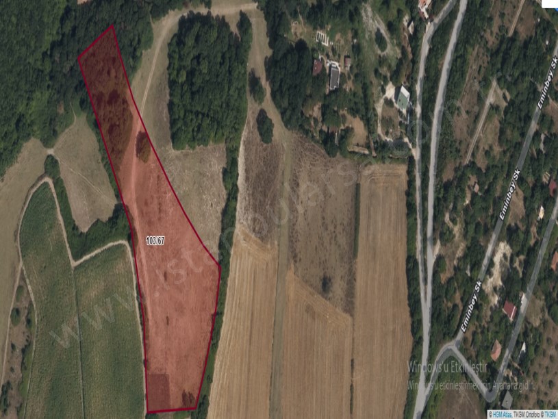 Arnavutköy Balabanda Satılık Arsa , 1006 m2 Yolu Var Evlerin Yakını Hisseli 