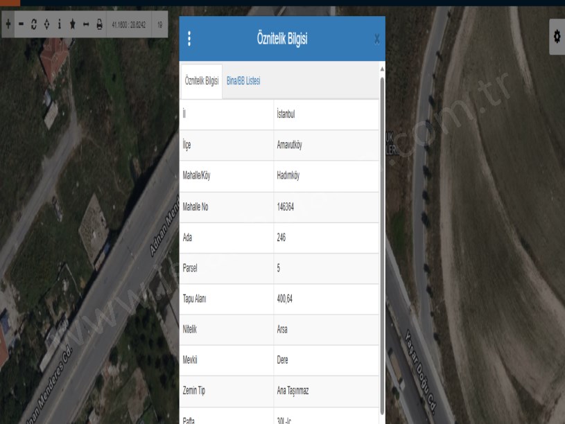 Arnavutköy Hadımköyde Satılık Arsa , 400 M2 Müstakil Telle Çevrili Merkezde 