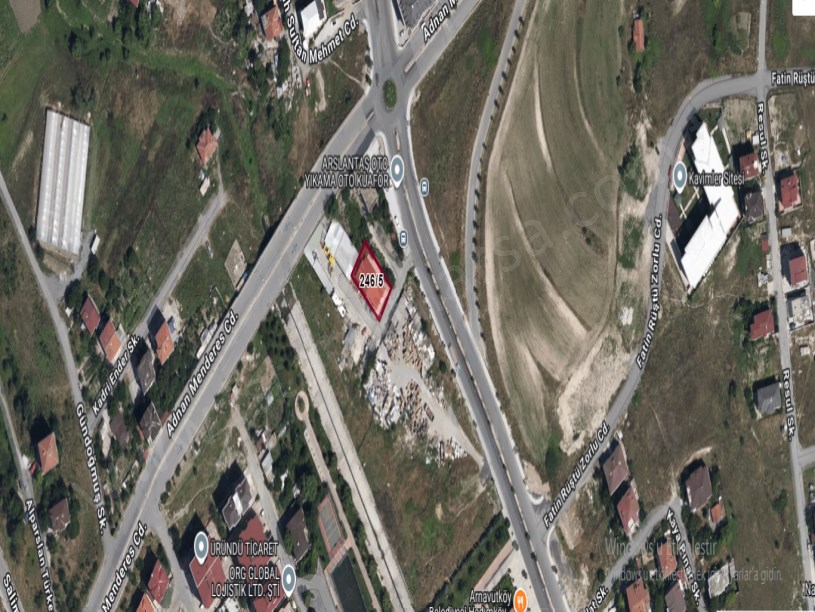 Arnavutköy Hadımköyde Satılık Arsa , 400 M2 Müstakil Telle Çevrili Merkezde 