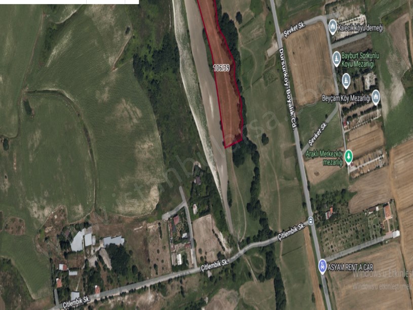 Arnavutköy Dursunköyde Satılık Arsa  , 100 M2 Hisseli 