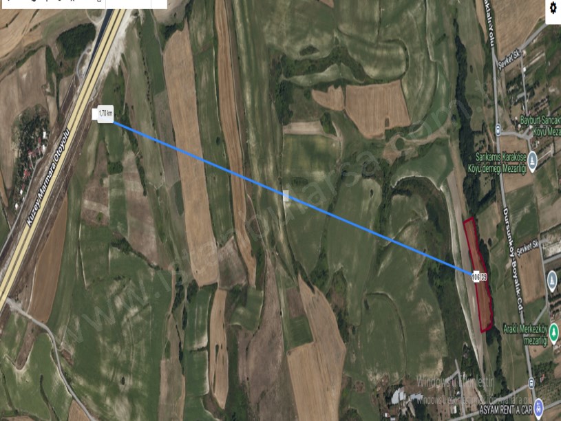 Arnavutköy Dursunköyde Satılık Arsa  , 100 M2 Hisseli 