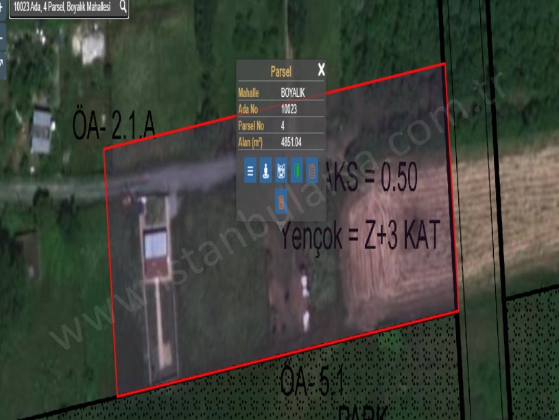 Arnavutköy Boyalıkta Satılık Arsa ,  202 M2 Evlerin Yakını Hisseli 