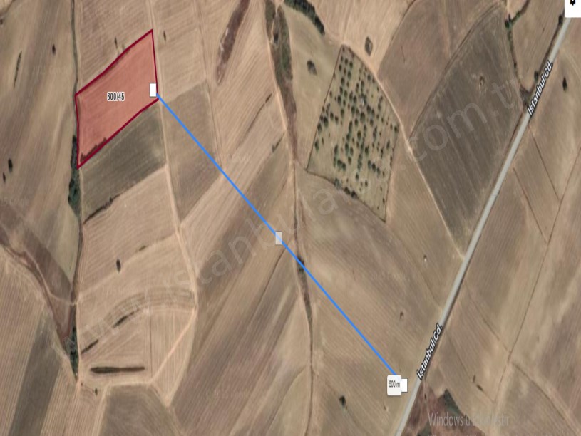 Çanakkale Gelibolu Güneyli Köyü Satılık Arsa , 246 m2 Hisseli Çaplı Yolu Var 