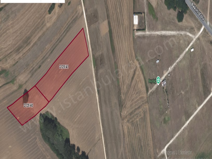 Silivri Akörende Satılık Tarla  , 8,615 m2 Müstakil Yolu Var 