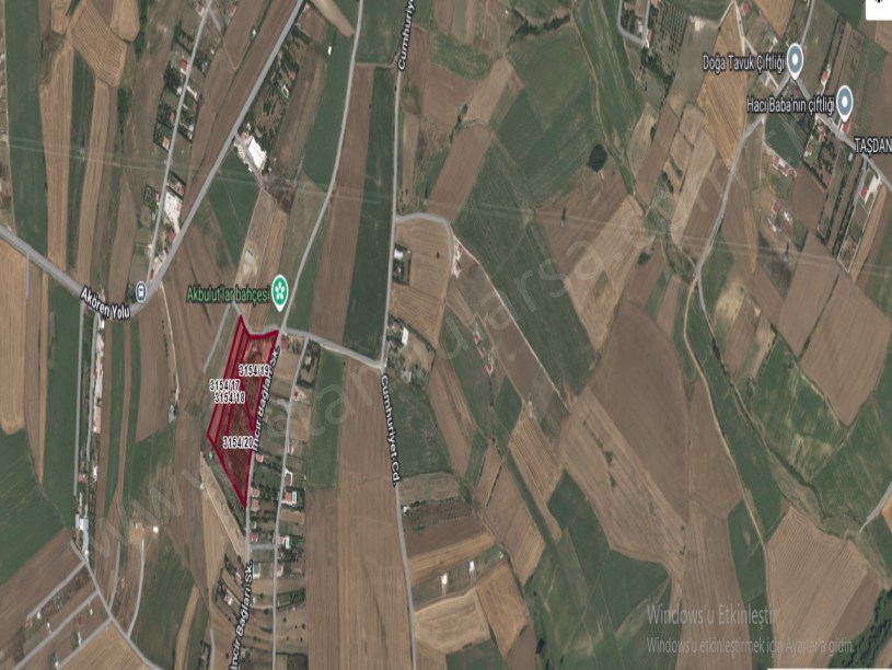 Silivri Akörende Satılık Tarla  , 20 Dönüm Çiftlik Müstakil 